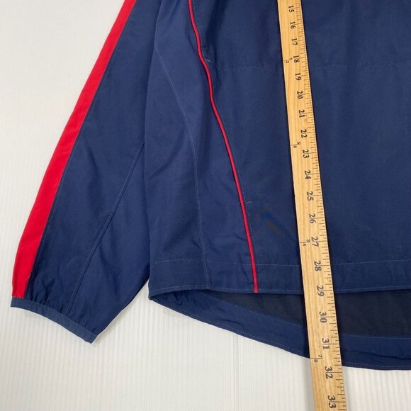Boston Red Sox Jacket Mens Size L Blue Majestic Cool Base Windbreaker MLB - Picture 6 of 16